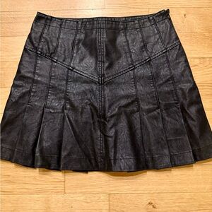 Black Coated Skirt (Free People)